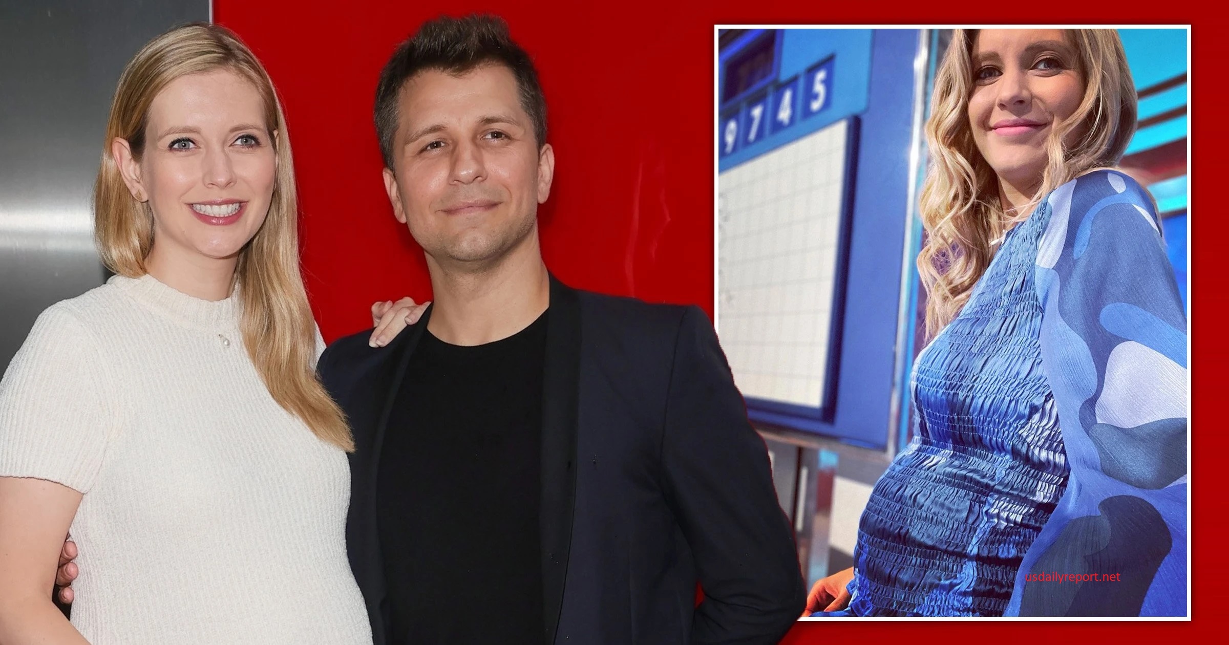 The momentous occasion comes just 2 weeks since Rachel Riley and Pasha have celebrated their third anniversary as husband and wife. Sharing a previously unseen picture from their weddingday, Rachel wrote: